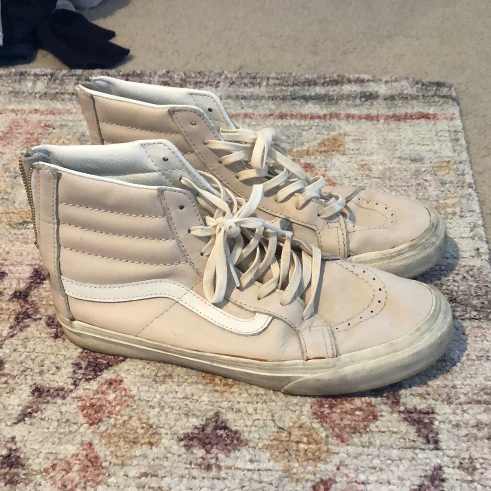 Leather Hightop Vans